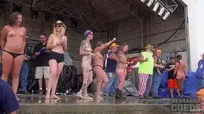 Huge Amateur Wet T Contest At Abate Of Iowa 2016 - NebraskaCoeds