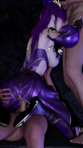 Zi Yan 3D Temptation: Goddess of Curves - 3D Animation