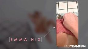 Slender Beauty Emma Hix Gets Fantastic Threesome Fuck