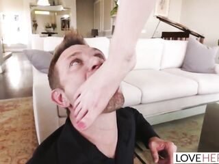 LoveHerFeet - Excited Stepdaughter's Hawt Foot Sex