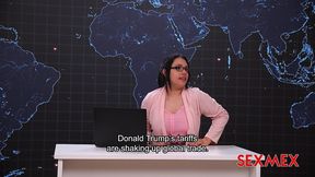sexmex - the sexy news anchor . paola rubiel