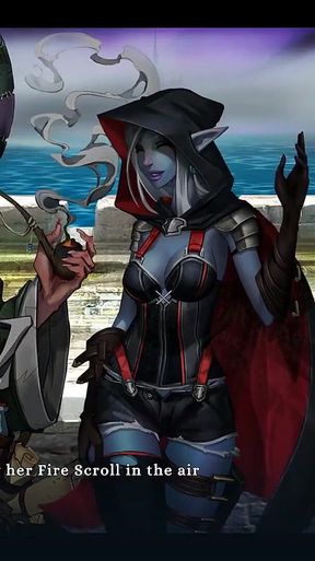Best Elf Hentai Game Ep.1 Sexy Competition of Dark and Tanned Elf!