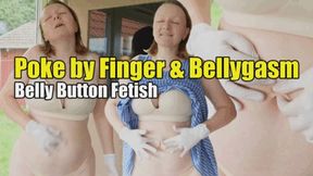 Belly Button Fetish: Poke by Finger & Bellygasm! (4k)