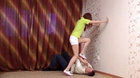 Poor guy suffers crazy punishment from insidious 18 yo ginger, vf0539x 1080p