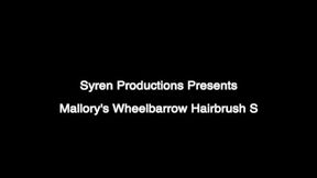 Mallory's Wheelbarrow Hiarbrush Spanking (MKV)