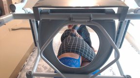 Ass worship toilet loser