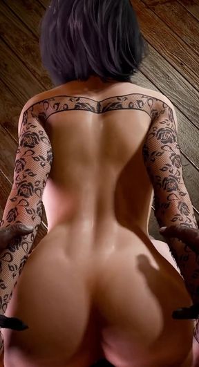 3D BBW Korean MILF Got Fucked so Hard by a Huge BBC