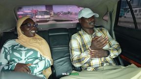 Riding in a car