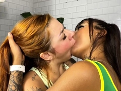 ARIEL’S HOUSE - Ariel Brought A New Sexy Brunette For A