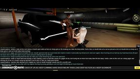 Inked DMV Girls Seduce You in 3D Anime Game Porn Adventure