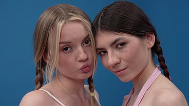 Anal Fisting and Threesome Anal Fucking with Young Anal Sluts Angelica Heaven and Luna Lynx SS007