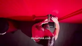 Wife takes on multiple black BBCs at the gloryhole