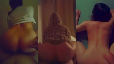 【ハメ撮り】「あぁ、せんせい、、イっていい？」美尻女子〇生のバック＆背面騎乗位総集編（素人、JD、）