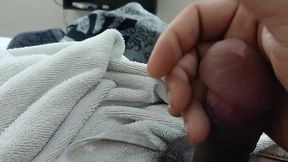 Are you ready for Dunkin' Donuts? Shaking daddy's cock with a hot hairy pussy