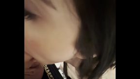 Dirty whore getting fucked in her mouth