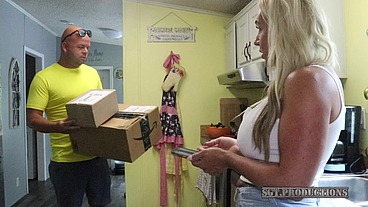 Lazy Tattoo Milf gets taught a lesson - Scene1