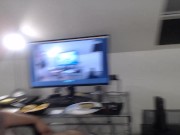Andyvans webcam boy, appartment office, Belgium 2021 june, eating naked.
