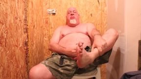 Bear Jerks in Storage Room and Almost Gets Caught