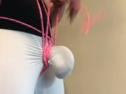 BULGE ROPE BONDAGE - TIED UP Ball-Busting ** TAKE 1 **