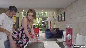Share My BF - Exhibitionist Couple Share a Roomie in MFF Threesome