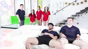 ”A Big Game Triple Score - Everly Haze, Mia Moore, Scarlett Mae”