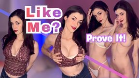 Like Me? Prove it! - You confess to Lux Neon but she wants you to jerk off for her first