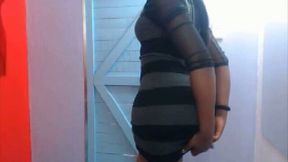 One glance at her big black booty and you'll want to worship it all day