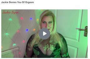 Jackie Denies You Of Orgasm 1080p