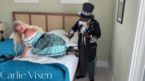 4K Carlie Vixen as Alice BBC Mad Hatter Fucks Dreamy MILF in Wonderland