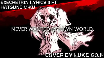 Hatsune Miku has sex with Execretion behind