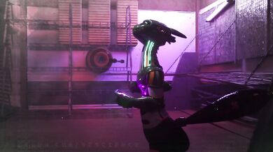 trapped in robo grip cumming hard