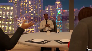 Hot wife sucks and fucks her husband's boss during a meeting