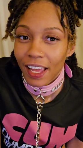 Sexy Submissive Ebony Slut Maddie X Gets Throat Fucked and Gags