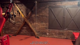 BDSM Tickling &amp; Glans Handjob made a Man Squirt Orgasm w/ Naked Restrained