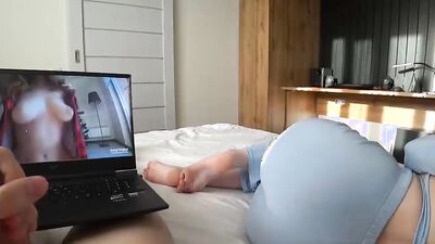 Watching Porn with Stepsister and Fucking her Hard