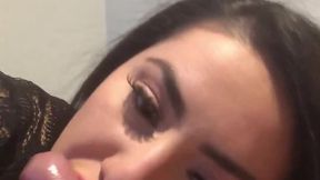 Sensual Slow Blowjob - Worshiping His Cock Until He Cums in My Mouth