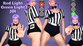 Red Light Green Light JOI - Femdom Jerk Off Instruction, Female Domination, Humiliation, Orgasm Control, Denial with Mistress Mystique Hoops - WMV