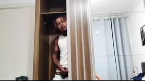 My Stepson's Friend Hiding in the Closet - Stepmother Taught the Innocent Boy to Fuck
