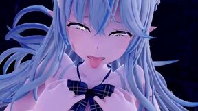 HMV - Yukihana Lamy Hard Bass Fuck - Hololive MMD