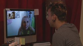 lexi belle was feeling horny so she hit up voodoo on the internet to come over and make...