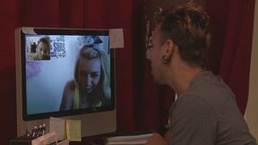 lexi belle was feeling horny so she hit up voodoo on the internet to come over and make...