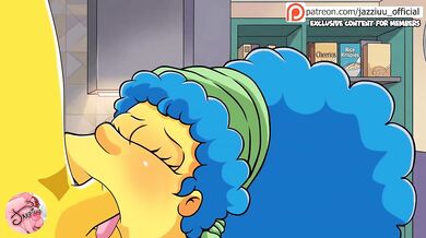 Marge Simpson Milf Neighbor Puppy Eyes For Huge Cock Hentai Cartoon
