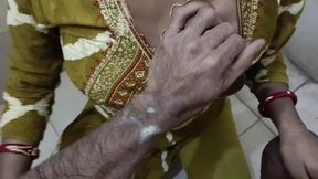 Session 28.sexy Bhabhi Surprises Devar Masturbating in Bathroom - Hot Desi Roleplay Sex