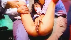Oriental Babe Destroyed in Hot Interracial gangbang - Wild Ride!