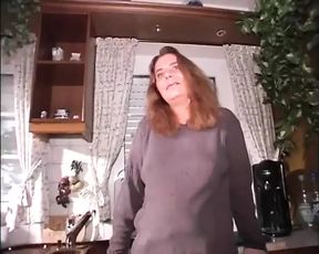 This amazing and very horny sexy slut masturbates her hot pussy after a striptease