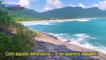 SEXO GOSTOSO NAS PEDRAS COM MUITA ADRENALINA E MEDO DE SER PEGO...