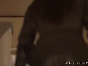 Sizzling Japanese Biker Chick Enjoys Steamy Office Threesome Adventure