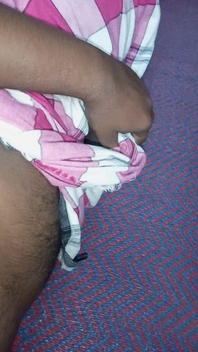 Ass Wife in My Office Room with Condom Sperm Drop