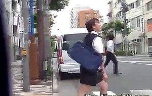 Japanese girls pissing leave pee panties