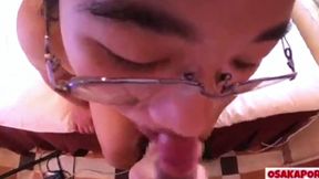 BBW Nagisa Enjoying Sex Toy Showers Plus Blowjob TittyFuck Fantasies from OsakaPorn